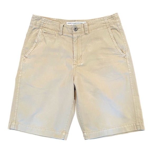 AMERICAN EAGLE OUTFITTERS, LONGBOARD, KHAKI SHORTS. SIZE 32. INSEAM 11” - Picture 1 of 6